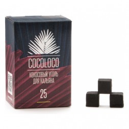 Уголь CocoLoco (25 мм, 72 кубика)